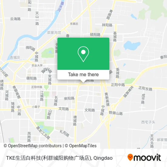 TKE生活白科技(利群城阳购物广场店) map