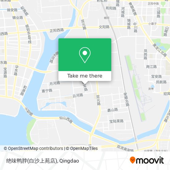 绝味鸭脖(白沙上苑店) map