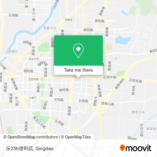 乐25h便利店 map