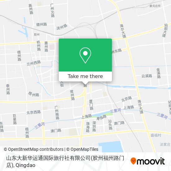 山东大新华运通国际旅行社有限公司(胶州福州路门店) map