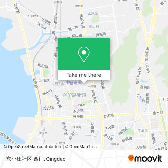 东小庄社区-西门 map