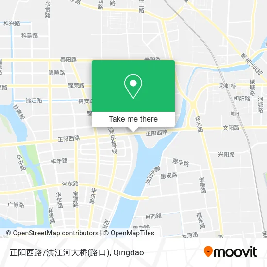 正阳西路/洪江河大桥(路口) map