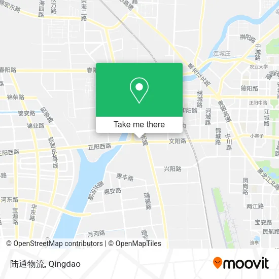 陆通物流 map