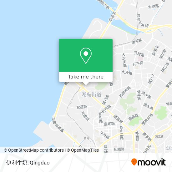 伊利牛奶 map