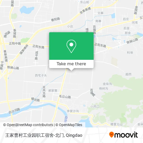 王家曹村工业园职工宿舍-北门 map