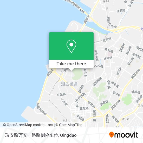 瑞安路万安一路路侧停车位 map