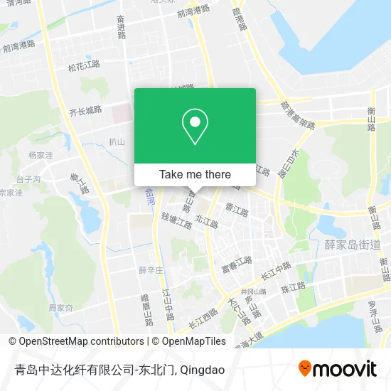 青岛中达化纤有限公司-东北门 map