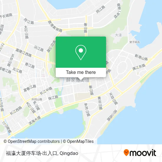 福瀛大厦停车场-出入口 map