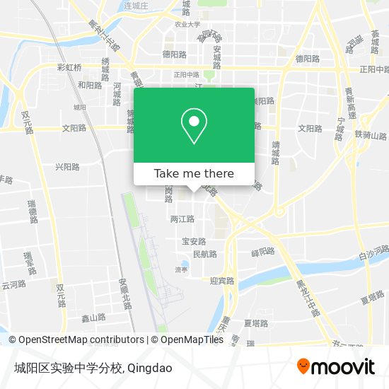 城阳区实验中学分校 map