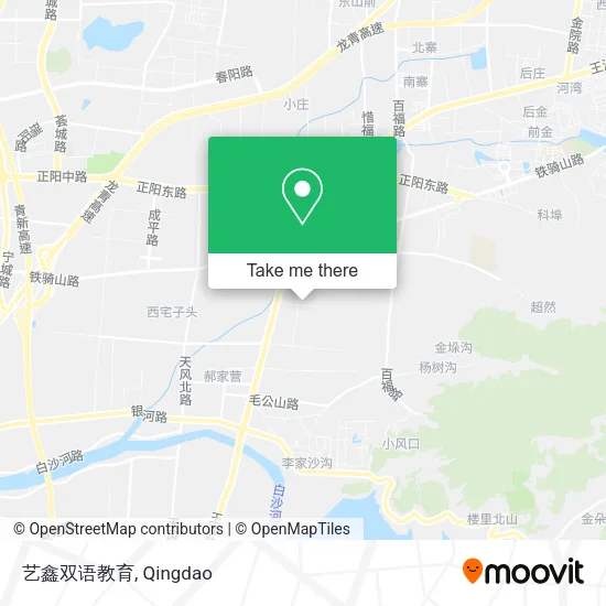 艺鑫双语教育 map
