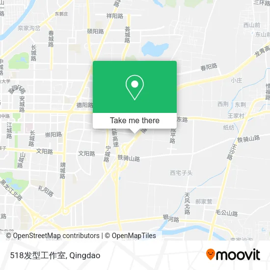 518发型工作室 map