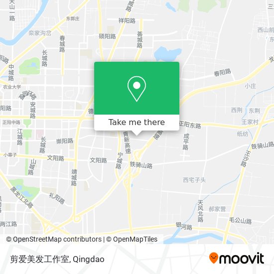 剪爱美发工作室 map