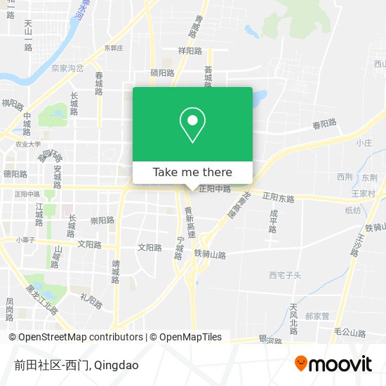 前田社区-西门 map