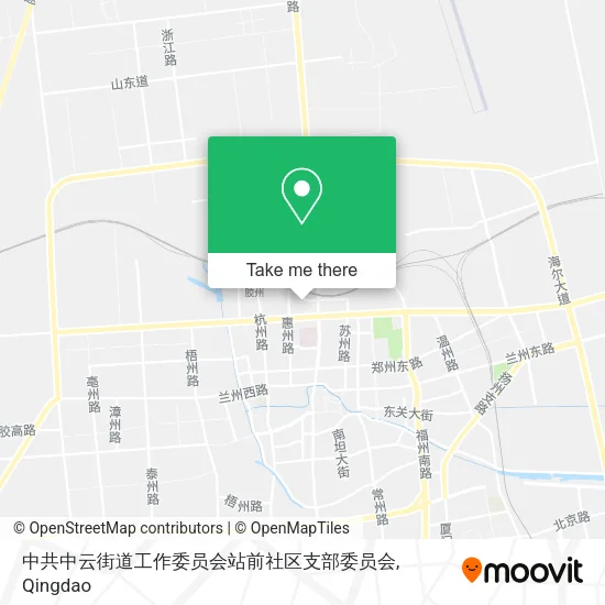 中共中云街道工作委员会站前社区支部委员会 map