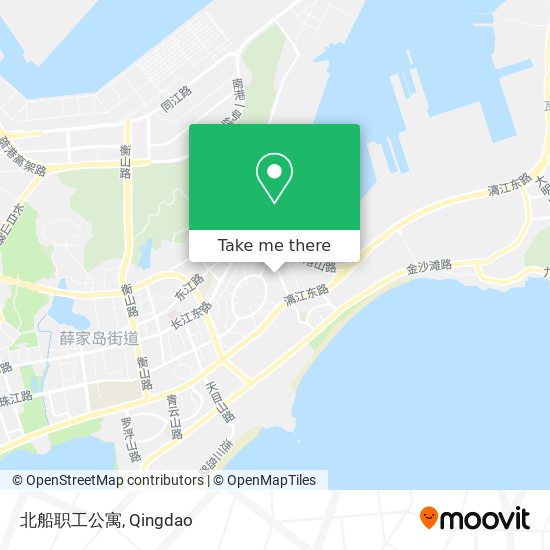 北船职工公寓 map