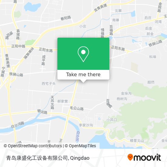 青岛康盛化工设备有限公司 map
