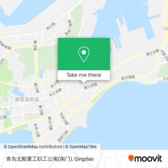 青岛北船重工职工公寓(南门) map