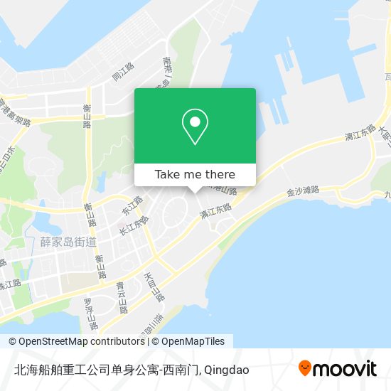 北海船舶重工公司单身公寓-西南门 map