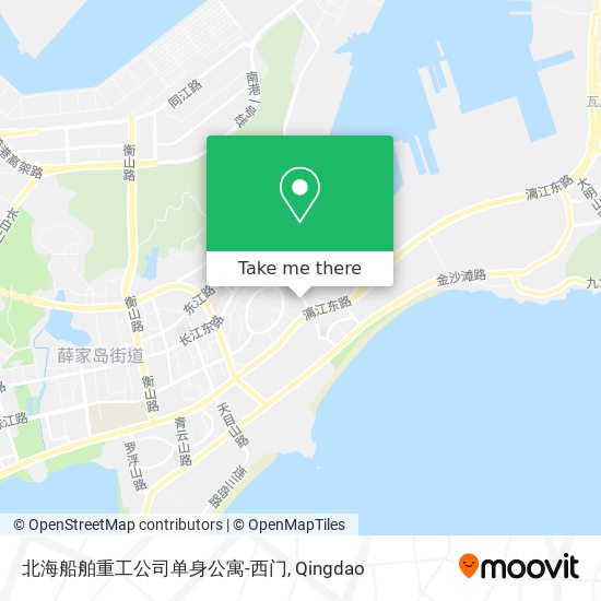 北海船舶重工公司单身公寓-西门 map