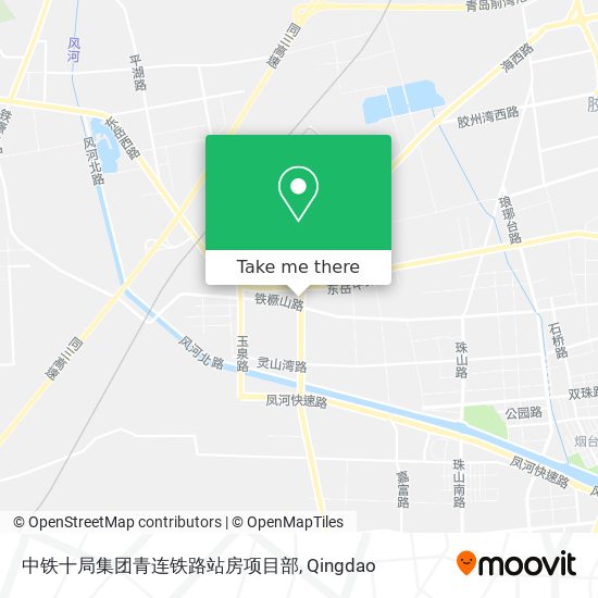 中铁十局集团青连铁路站房项目部 map