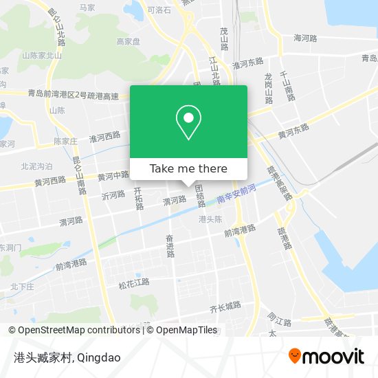 港头臧家村 map