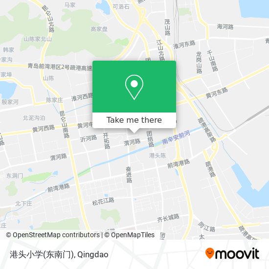 港头小学(东南门) map