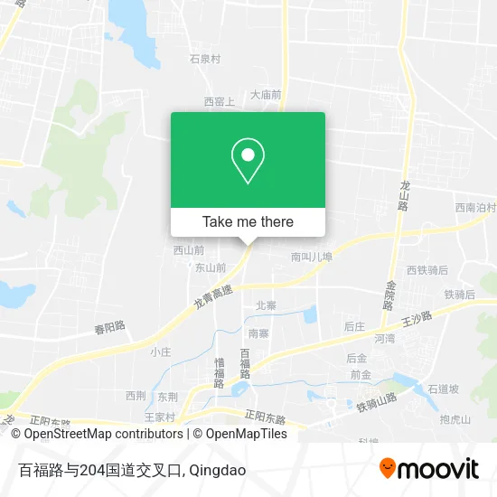 百福路与204国道交叉口 map