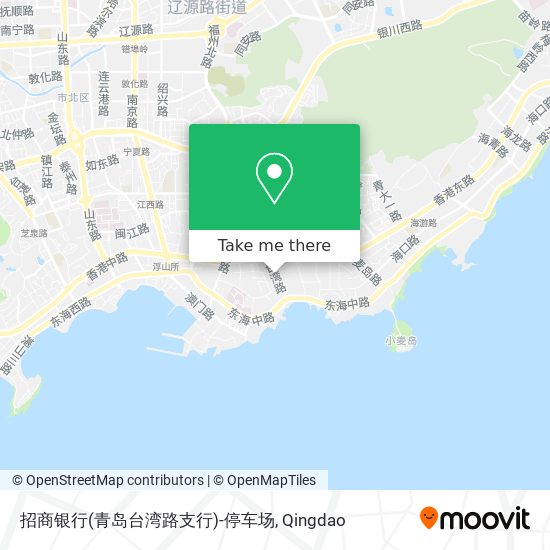 招商银行(青岛台湾路支行)-停车场 map
