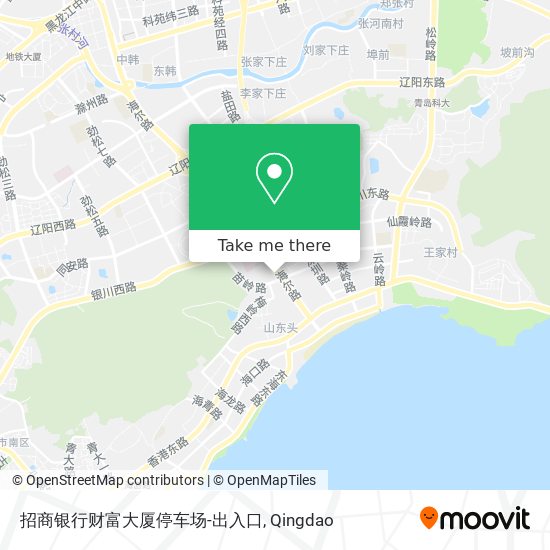 招商银行财富大厦停车场-出入口 map