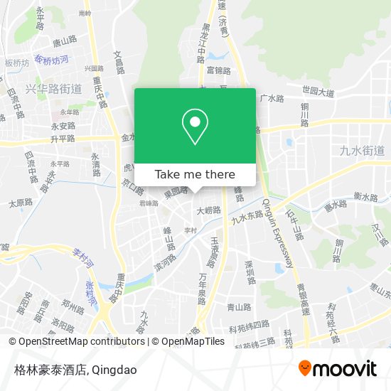 格林豪泰酒店 map