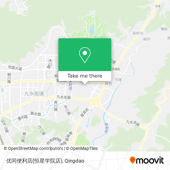 优同便利店(恒星学院店) map