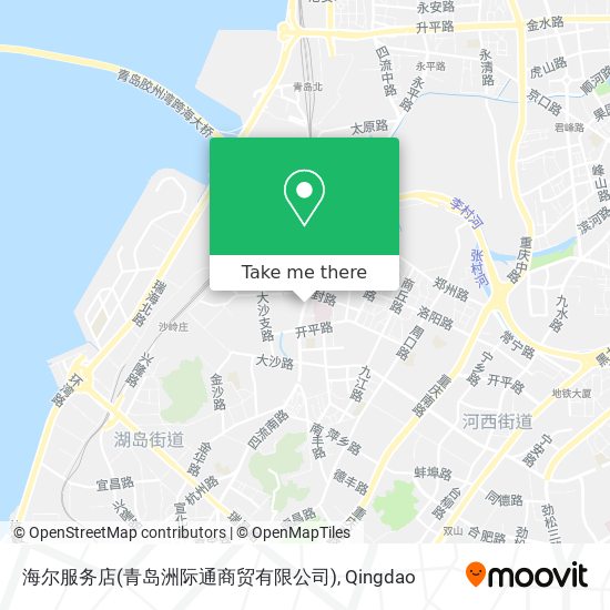 海尔服务店(青岛洲际通商贸有限公司) map