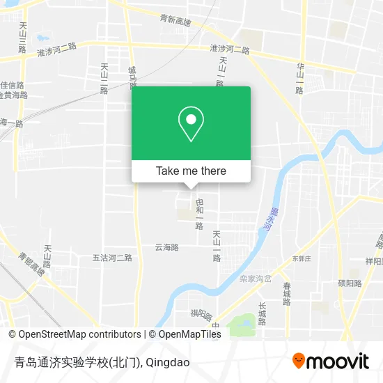 青岛通济实验学校(北门) map