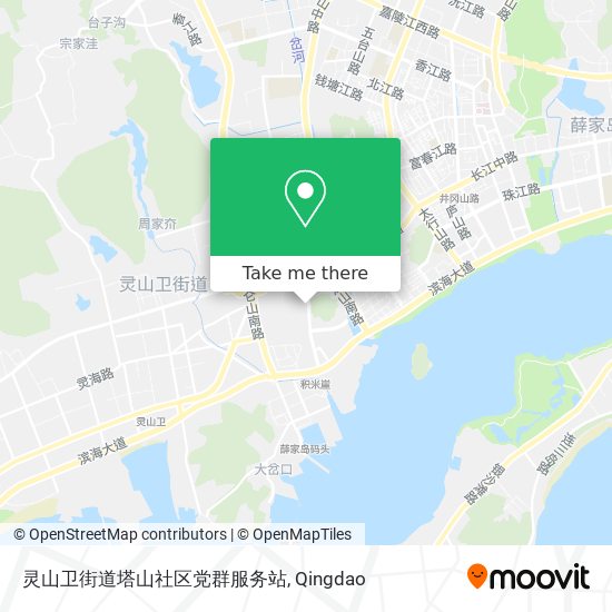 灵山卫街道塔山社区党群服务站 map