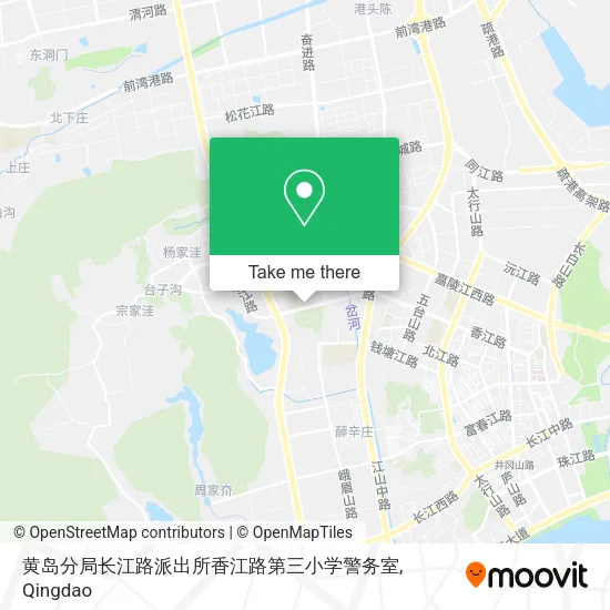 黄岛分局长江路派出所香江路第三小学警务室 map