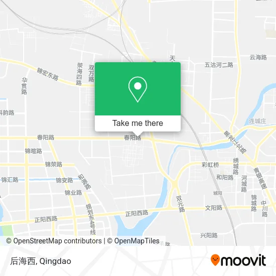 后海西 map
