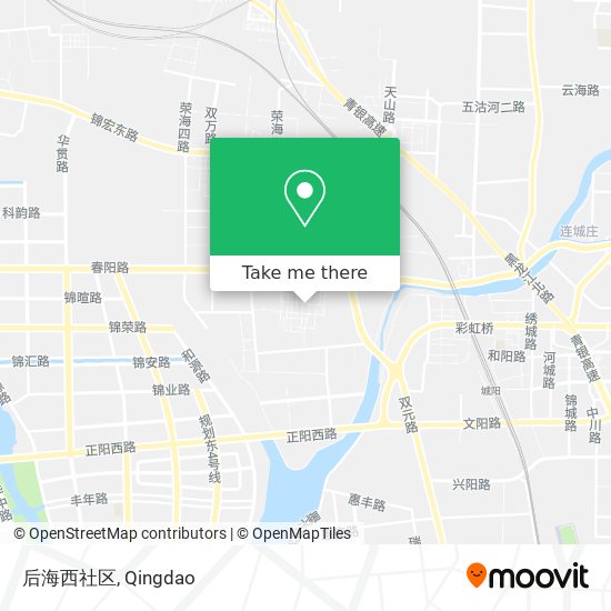 后海西社区 map