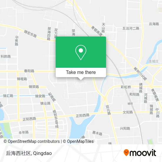 后海西社区 map