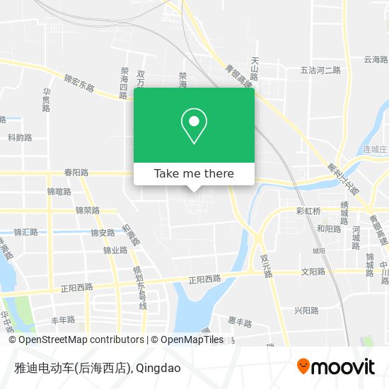 雅迪电动车(后海西店) map