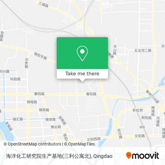 海洋化工研究院生产基地(三利公寓北) map