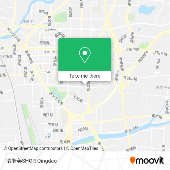 洁肤美SHOP map