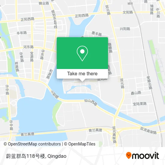 蔚蓝群岛118号楼 map