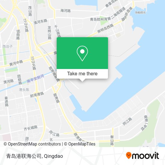 青岛港联海公司 map