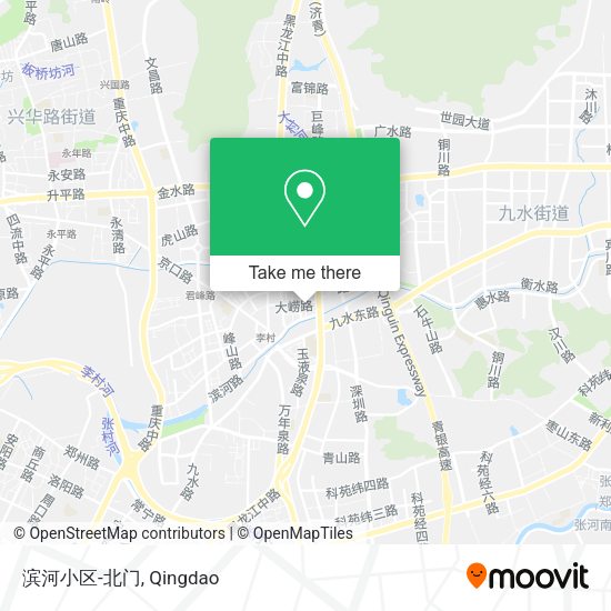 滨河小区-北门 map