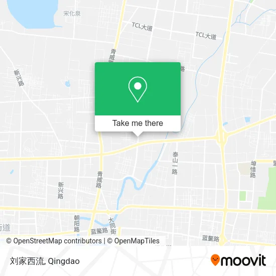 刘家西流 map