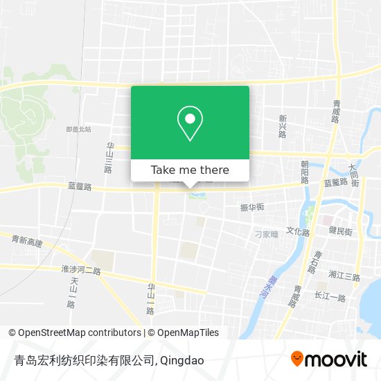 青岛宏利纺织印染有限公司 map