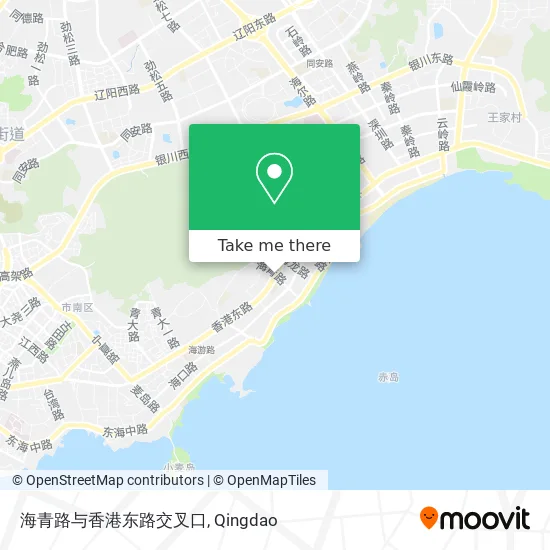 海青路与香港东路交叉口 map