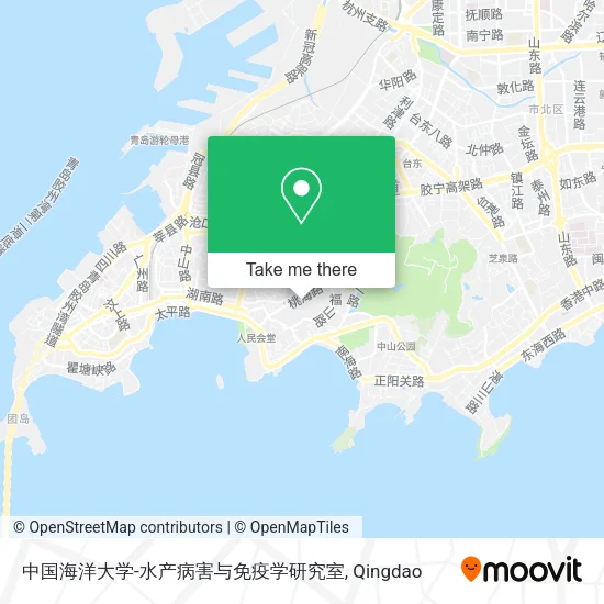 中国海洋大学-水产病害与免疫学研究室 map