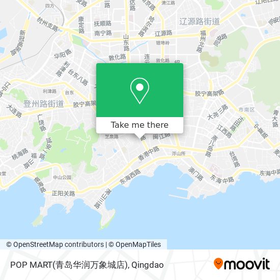 POP MART(青岛华润万象城店) map
