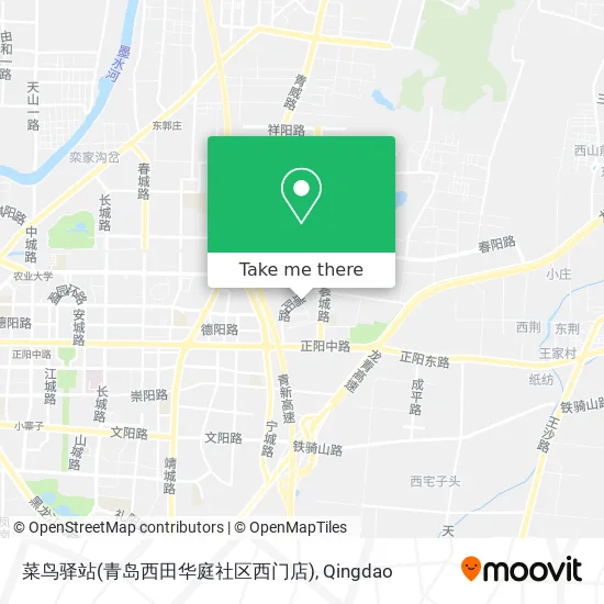 菜鸟驿站(青岛西田华庭社区西门店) map